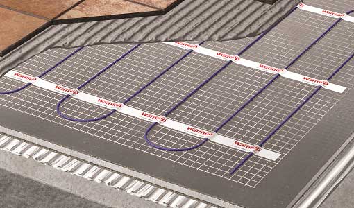 Malla radiante eléctrica